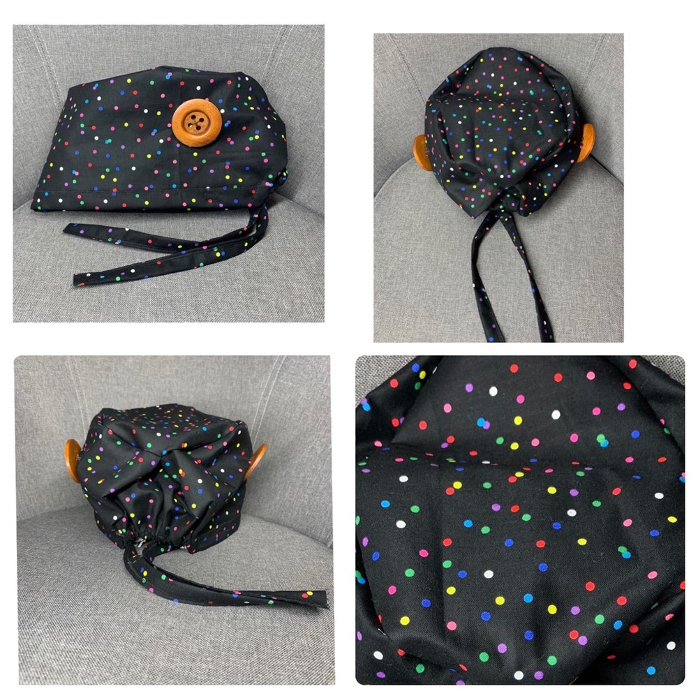 New pattern ready to go! Fitted Scrub Cap wButtons